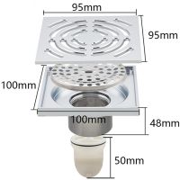 Товар: Душевой трап Gappo с решеткой Хром арт-G81052 - фото 13 Душевой трап Gappo с решеткой Хром арт-G81052 — фото 13, Трапы для душа