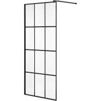 Душевая перегородка Niagara Nova 100 профиль Черный стекло прозрачное арт-NG-685-10BLACK — фото 2, Душевые перегородки