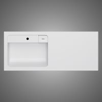 Раковина AM.PM X-Joy 120 L с местом под стиральную машину Белая арт-M85AWPL1201WG — фото 6, Раковины на стиральную машину