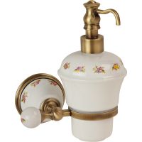 Дозатор для жидкого мыла Migliore Provance Бронза Белый арт-17620 — фото 1, Дозаторы