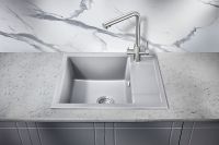 Кухонная мойка Milacio Navarra 60 Cuarzo Серый металлик арт-MC.77073 — фото 2, Кухонные мойки