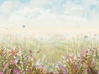 Фреска Ortograf Aurora 34100 Фактура флок FLK Флизелин (4*3) Разноцветный, Пейзаж/Цветы арт-34100 (флок FLK) — фото 2, Фрески