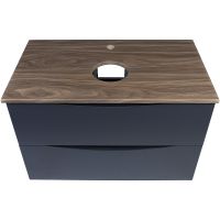 Товар: Тумба под раковину Bond Cube 80 подвесная Серая матовая Дуб арт-T09807 - фото 3 Тумба под раковину Bond Cube 80 подвесная Серая матовая Дуб арт-T09807 — фото 3, Тумбы под раковину