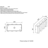 Настенный светильник Crystal Lux Черный арт-CLT 022W4 BL 4000K — фото 3, Бра