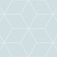 Обои Andrea Rossi Stromboli Винил на флизелине (1,06*10) Серый/Голубой, Геометрия/Ромб арт-54344-3 — фото 1, Обои для стен
