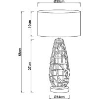 Настольная лампа Artelamp Taiyi Черная Золото арт-A4002LT-1GO — фото 5, Настольные лампы