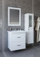 Тумба под раковину Sanflor Модена 75 подвесная Белая матовая арт-С04616 — фото 3, Тумбы под раковину