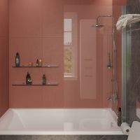 Шторка на ванну STWORKI Стокгольм GV-861 MT 90 3GW247TTKK000 профиль Хром матовый стекло прозрачное арт-449648 — фото 1, Неподвижные шторки для ванной