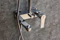 Душевая система Orange Otto Хром арт-M22-811cr — фото 5, Душевые стойки