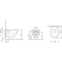 Товар: Унитаз AM.PM Spirit V2.0 подвесной с сиденьем Микролифт арт-C701700SC - фото 11 Унитаз AM.PM Spirit V2.0 подвесной с сиденьем Микролифт арт-C701700SC — фото 11, Подвесные унитазы