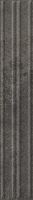 Клинкер Ceramika Paradyz Carrizo Basalt Elewacja Struktura Stripes Mix Mat 6,6х40 см арт-80945 — фото 11, Ступени и клинкер