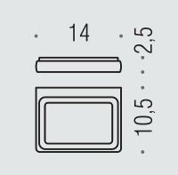 Мыльница Colombo Design Lulu Золото арт-B6201.HPS-VAN — фото 2, Мыльницы