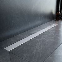 Душевой лоток AM.PM PrimeFlow 90 с решеткой Хром матовый / под плитку Tile арт-W02SC-U11-090-04SB — фото 7, Душевые лотки