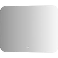 Зеркало Defesto Opti 80x60 с подсветкой 25W-4500К/Сенсорный выключатель/Нейтральный белый свет арт-DF 2807SH — фото 1, Зеркала в ванную комнату