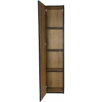 Шкаф пенал Bellezza Бруно 35 L подвесной Табакко арт-4622204182496 — фото 4, Пеналы для ванной комнаты