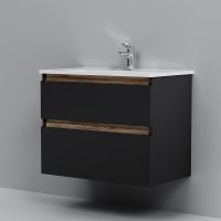 Тумба под раковину AM.PM X-Joy 80 подвесная Черная матовая арт-M85AFHX0802BM — фото 3, Тумбы под раковину