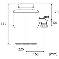 Измельчитель пищевых отходов Status Next 400 Compact 1000 Вт арт-9811001 — фото 6, Измельчители пищевых отходов