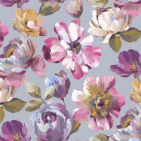 Обои Grandeco Universe 5 Винил на флизелине (1,06*10,05) Розовый/Зеленый/Сиреневый, Цветы/Штукатурка арт-UI 3107 — фото 1, Обои для стен