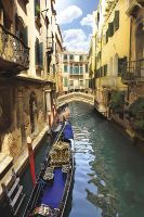 Фреска Ortograf Венеция 0901 Фактура флок FLK Флизелин (1,8*2,7) Бежевый/Синий, Город арт-0901 (флок FLK) — фото 2, Фрески