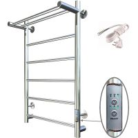 Электрический полотенцесушитель Тругор Аспект Пэк СП 1 П 80x50 с полкой Хром арт-АспектПэксп1П/805032 — фото 1, Электрические полотенцесушители