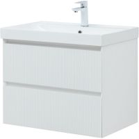 Тумба под раковину Aquanet Альтера 70 подвесная Белая матовая арт-337155 — фото 4, Тумбы под раковину