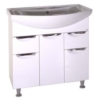 Тумба под раковину АСБ-мебель Мессина 80 Белая арт-9621 — фото 1, Тумбы под раковину