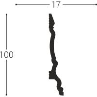 Плинтус Bello Deco XPS П 21 2000x100x17 мм арт-00-00105484 — фото 3, Плинтуса напольные