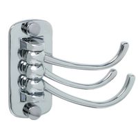 Тройной крючок Fixsen Modern Хром арт-FX-505C — фото 1, Крючки для полотенец