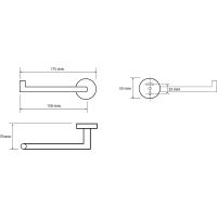Держатель туалетной бумаги Bemeta White Белый матовый арт-104212034L — фото 2, Держатели туалетной бумаги