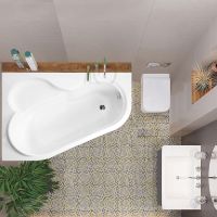 Акриловая ванна Vagnerplast Selena 147x100 L без гидромассажа арт-VPBA141SEL3LE-04 — фото 2, Акриловые ванны