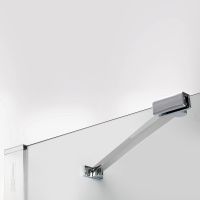 Душевая дверь WasserKRAFT Aller 120 R профиль Хром стекло прозрачное арт-10H05R — фото 7, Распашные душевые двери