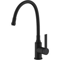 Товар: Смеситель для кухни Frap H67-6 Черный матовый арт-F4067-6 - фото 1 Смеситель для кухни Frap H67-6 Черный матовый арт-F4067-6 — фото 1, Смесители для кухни