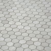 Мозаика Caramelle mosaic Pietrine Hexagonal Travertino silver MAT hex 28,5x30,5 см арт-00-00002773 — фото 2, Мозаика