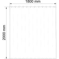 Товар: Штора для ванны WasserKRAFT Rossel 180х200 разноцветная арт-SC-57103 - фото 3 Штора для ванны WasserKRAFT Rossel 180х200 разноцветная арт-SC-57103 — фото 3, Шторы для ванной