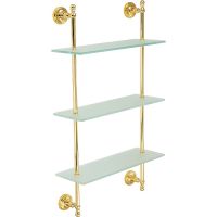 Стеклянная полка Migliore Mirella Золото арт-17313 — фото 1, Полки для ванной и душа