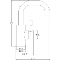 Смеситель для кухни ZorG Steel Hammer Нержавеющая сталь арт-SH 8714 INOX — фото 2, Смесители для кухни