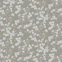 Обои Hygge Nature Флизелин (1*10,05) Серый/Бежевый/Белый, Цветы арт-Hg36 005 — фото 1, Обои для стен