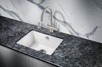 Кухонная мойка Milacio Leon 55 Cuarzo Белая арт-MC.77082 — фото 4, Кухонные мойки