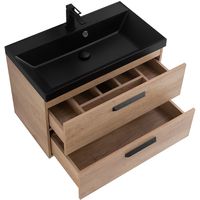 Тумба под раковину BelBagno Aurora 80 подвесная Rovere Nebrasca Nature арт-AURORA-800-2C-SO-RNN — фото 6, Тумбы под раковину