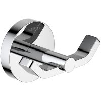 Двойной крючок Aquatek Бетта Хром арт-AQ4602CR — фото 1, Крючки для полотенец