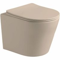 Унитаз Vincea Piatti подвесной Капучино матовый с сиденьем Микролифт арт-VT1-11SMC — фото 1, Подвесные унитазы