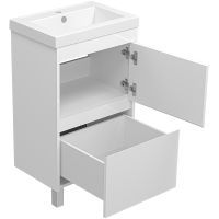 Тумба с раковиной Misty Алиса 50 Белая арт-УТ000011550 — фото 5, Тумбы с раковиной