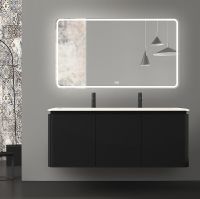 Зеркало BelBagno 140 с подсветкой с подогревом с сенсорным выключателем арт-SPC-MAR-1400-800-LED-TCH-WARM — фото 2, Зеркала в ванную комнату