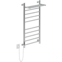 Электрический полотенцесушитель Ника Way-2 100/50 с полкой Хром арт-WAY-2 100/50 с/п лев — фото 1, Электрические полотенцесушители