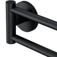 Товар: Полотенцедержатель AM.PM X-Joy поворотный Черный матовый арт-A85A32622 - фото 5 Полотенцедержатель AM.PM X-Joy поворотный Черный матовый арт-A85A32622 — фото 5, Полотенцедержатели