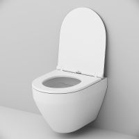 Комплект унитаза с инсталляцией AM.PM Spirit V2.0 FlashClean с сиденьем Микролифт и Белой глянцевой клавишей смыва арт-IS100101.701700 — фото 5, Комплекты унитаз + инсталляция