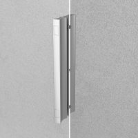 Шторка на ванну AM.PM Like 100x150 профиль Хром матовый стекло прозрачное арт-W80S-100PS-150MT — фото 4, Шторки для ванной раздвижные