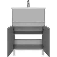 Тумба под раковину Aquaton Форест 60 Туманный серый арт-1A278201FR4D0 — фото 3, Тумбы под раковину