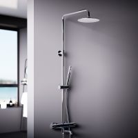 Душевая система Damixa Scandinavian Pure с термостатом Хром арт-936810000 — фото 2, Душевые стойки