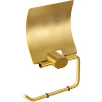 Товар: Держатель туалетной бумаги Remer Lounge с крышкой Золото брашированное арт-LN60BG - фото 2 Держатель туалетной бумаги Remer Lounge с крышкой Золото брашированное арт-LN60BG — фото 2, Держатели туалетной бумаги